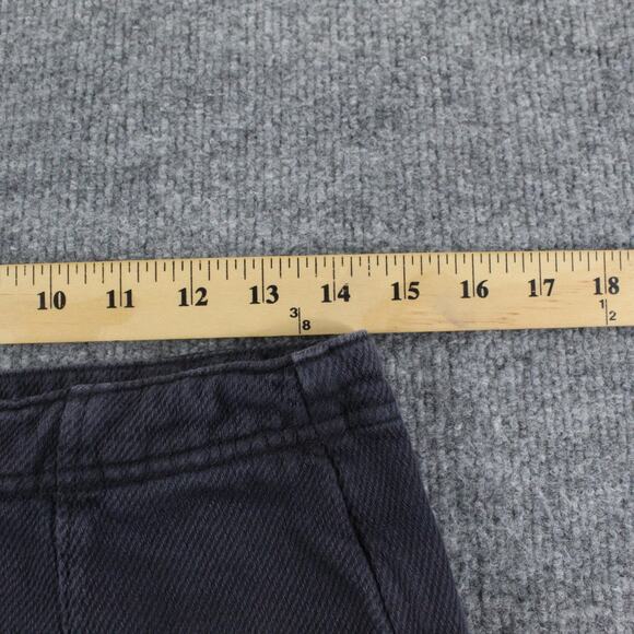 We The Free People Jeans Women 26 Osaka Mid Rise Barrel Crop Gray Baggy Boho Y2K - Picture 8 of 14